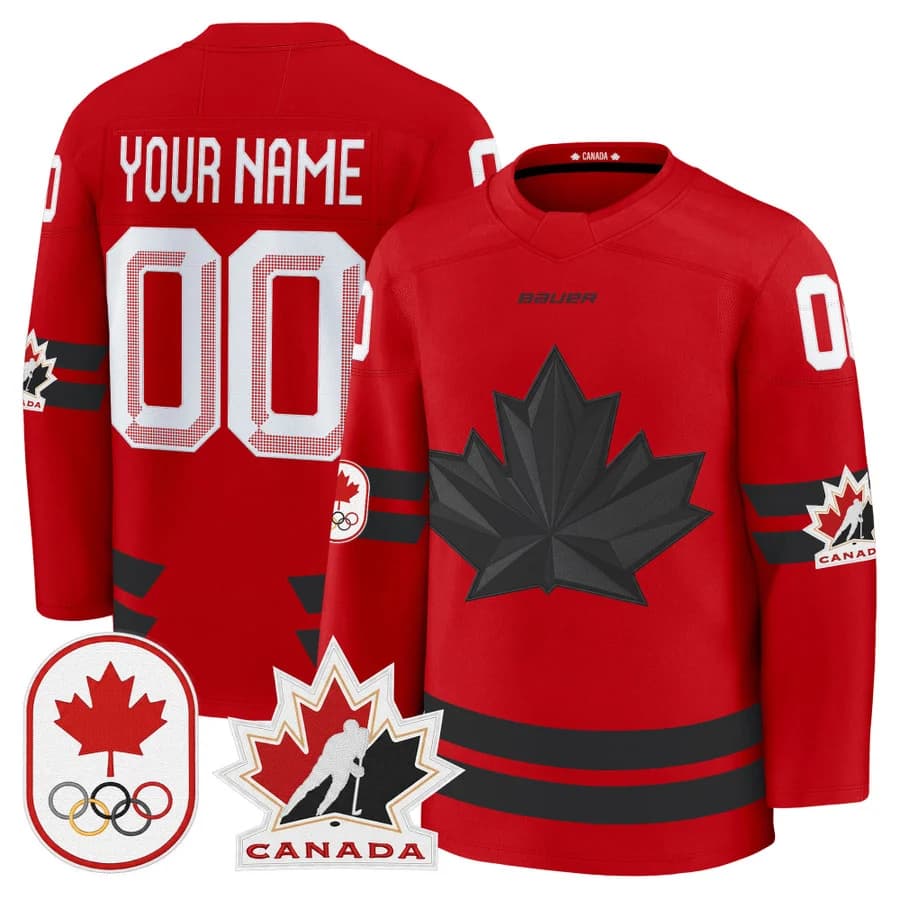 Custom Canada 2026 Olympic Jersey - Red product image 1