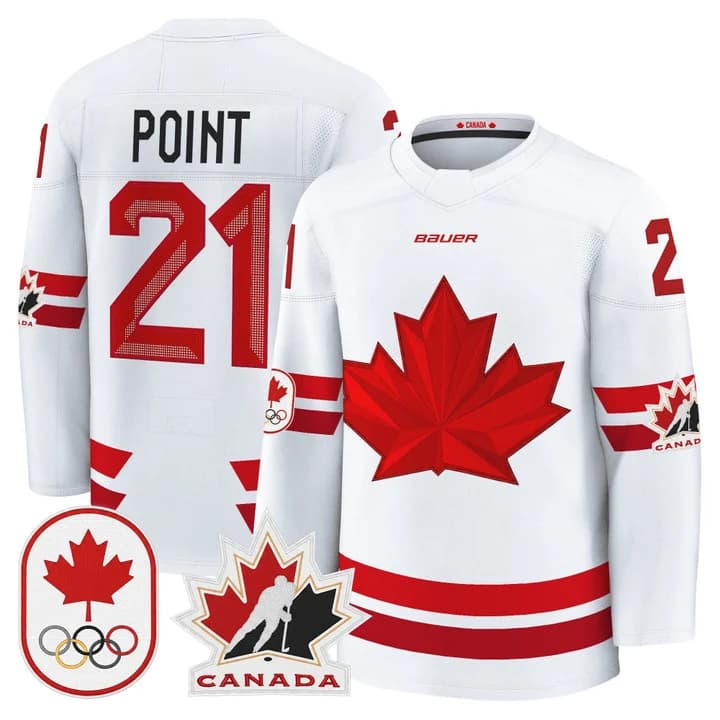 Brayden Point Canada 2026 Olympic Jersey - White product image 1