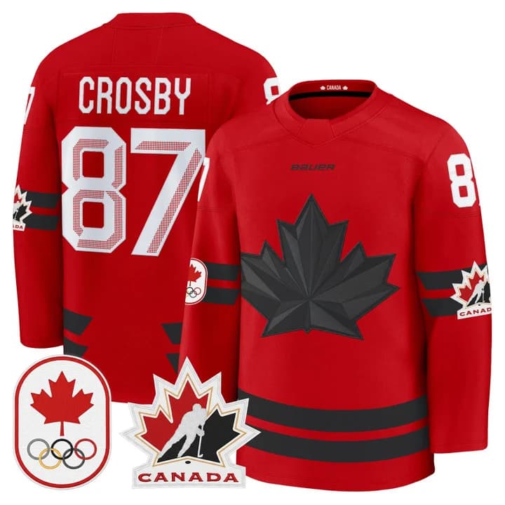 Sidney Crosby Canada 2026 Olympic Jersey - Red product image 1