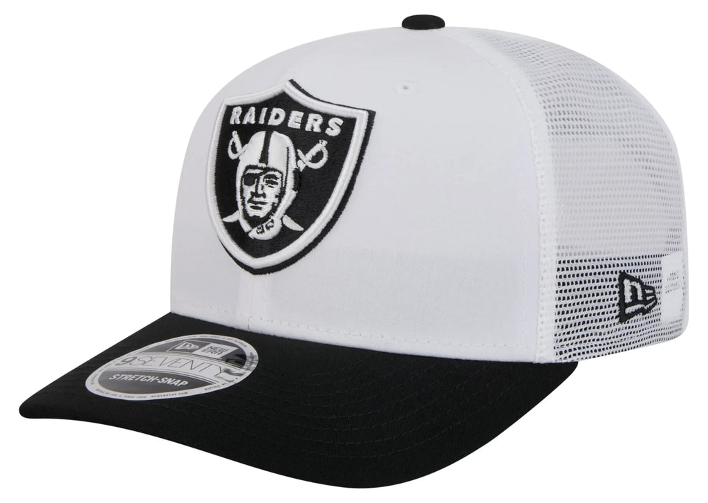 New Era Las Vegas Raiders 2024 Training Camp 9Seventy Adjustable Hat - White product image 1, provided for visual reference