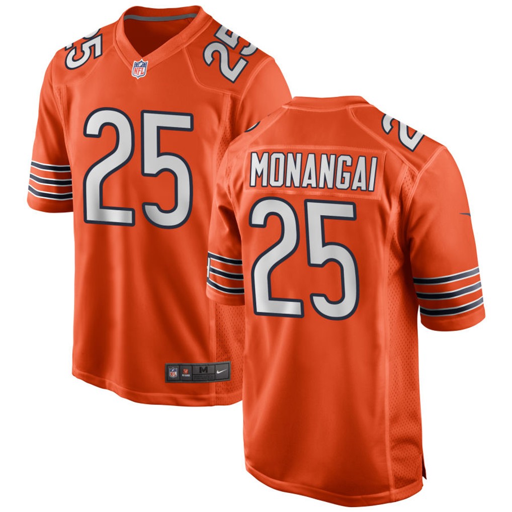 Kyle Monangai Chicago Bears Jersey - Orange product image 1