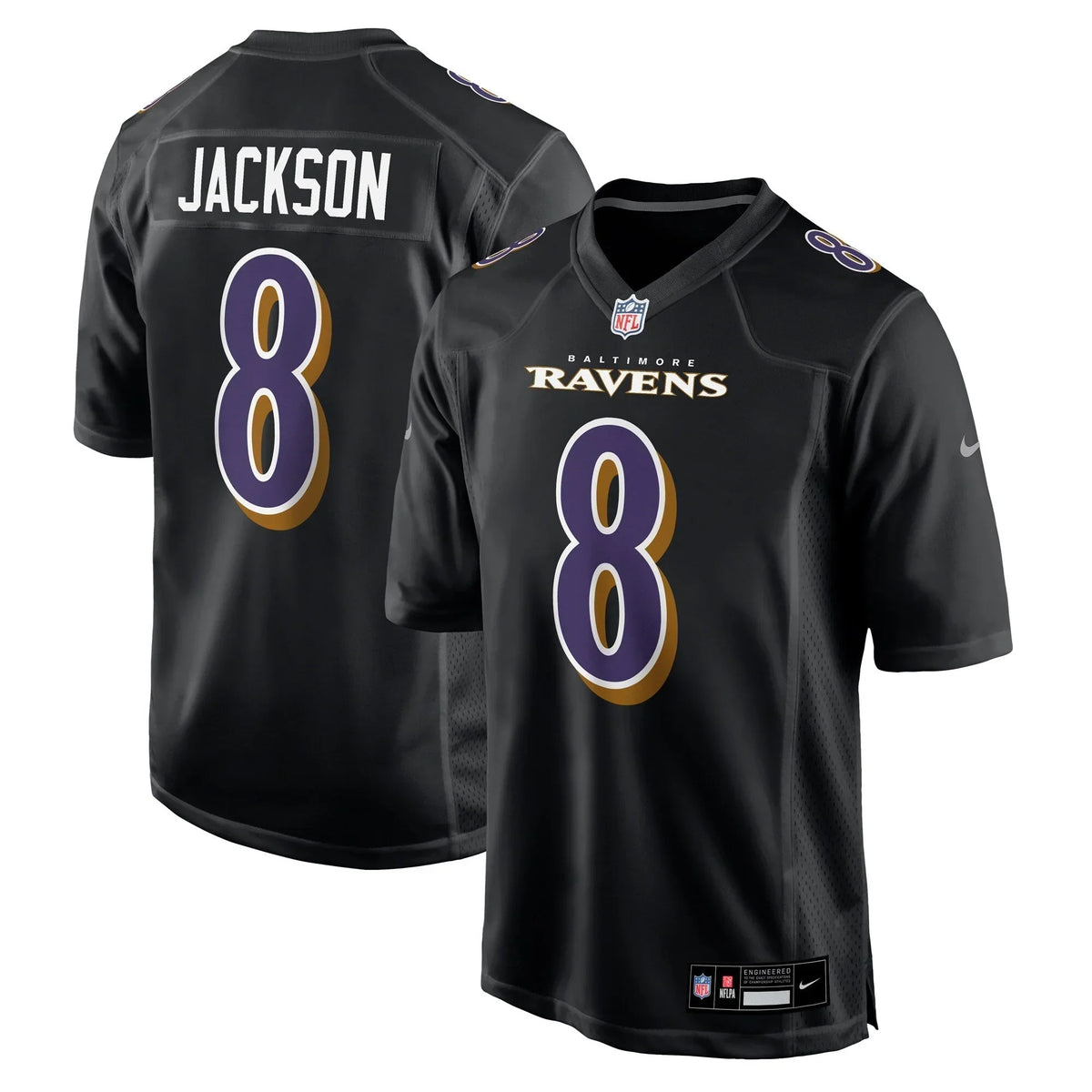 Lamar Jackson Baltimore Ravens Alternate Jersey - Black product image 1