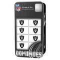 Las Vegas Raiders Double-Six Dominoes product image 1, provided for visual reference and product detail review