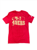 Nike San Francisco 49ers Team Reveal T-Shirt product image 1, provided for visual reference and product detail review