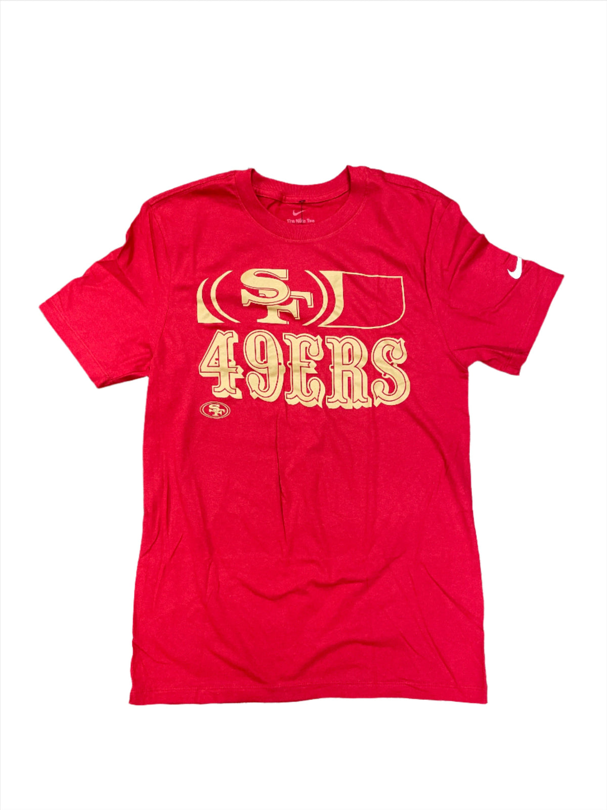Nike San Francisco 49ers Team Reveal T-Shirt product image 1, provided for visual reference and product detail review