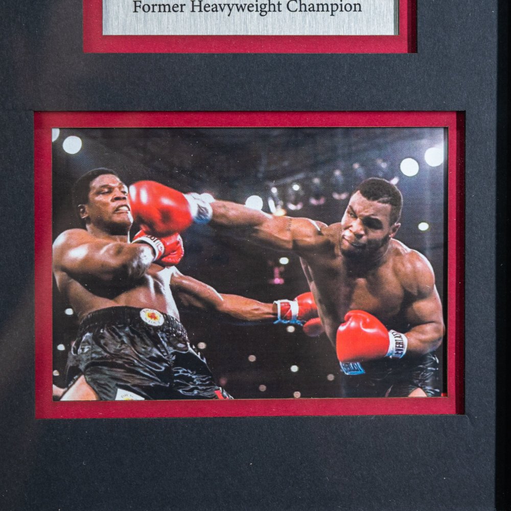 Mike Tyson Signed Glove Framed product image 4, provided for visual reference and product detail review