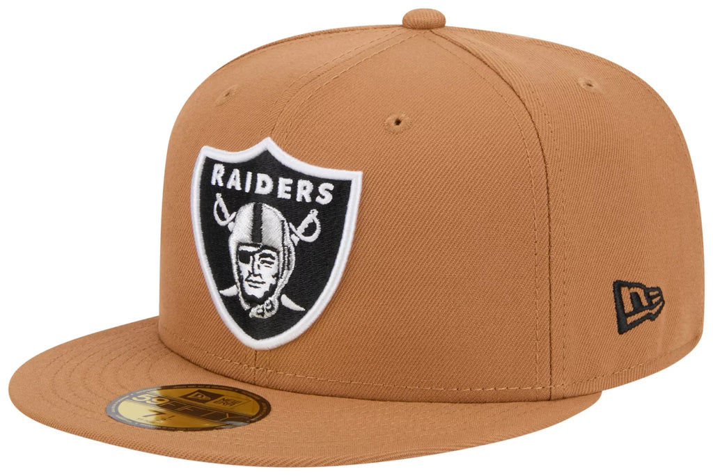 New Era Las Vegas Raiders Color Pack 59FIFTY Fitted Hat-Brown product image 3, provided for visual reference and product