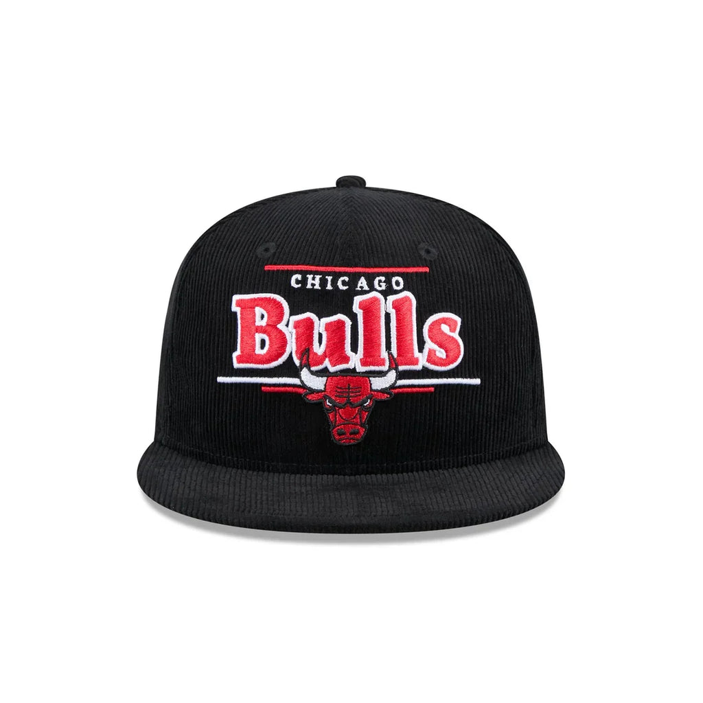 New Era Chicago Bulls Corduroy Throwback Display 9FIFTY Snapback Hat product image 1, provided for visual reference and