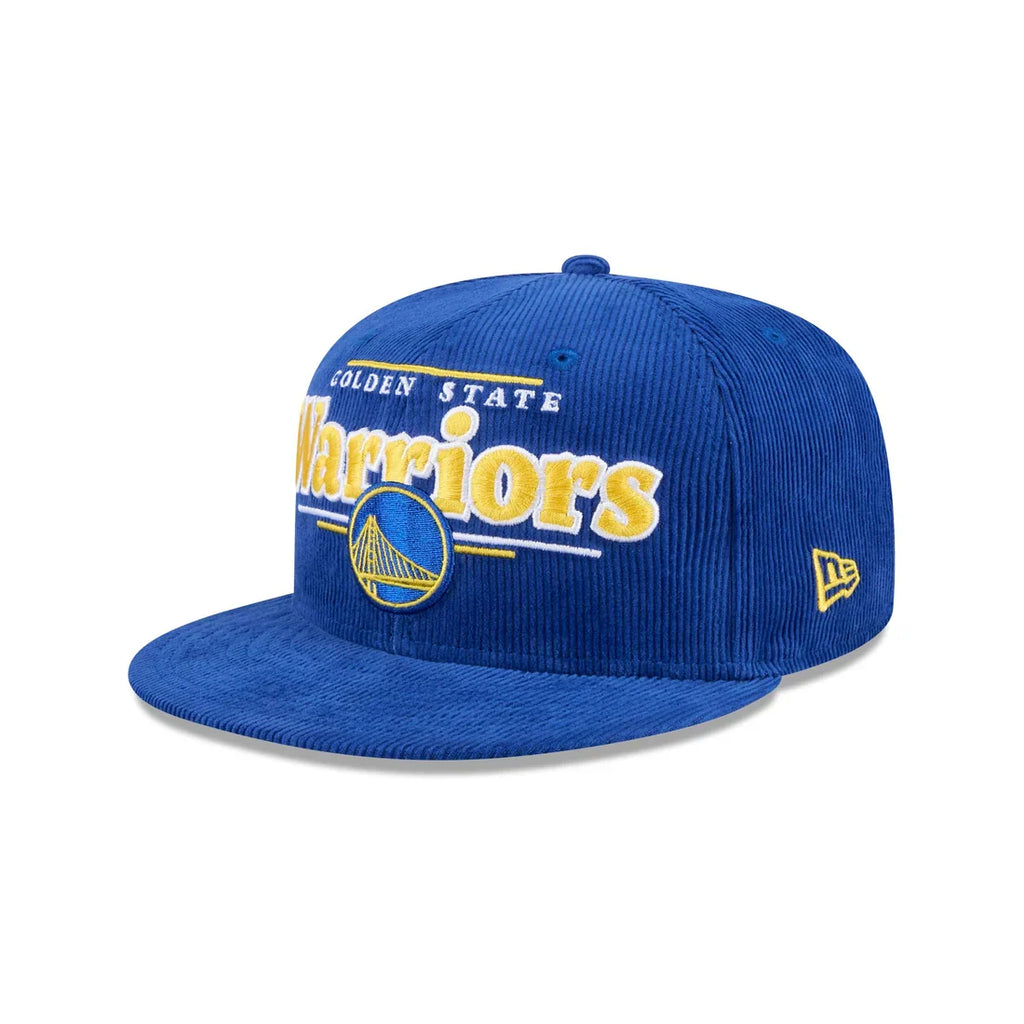 New Era Golden State Warriors Corduroy Throwback Display 9FIFTY Snapback Hat product image 2, provided for visual reference
