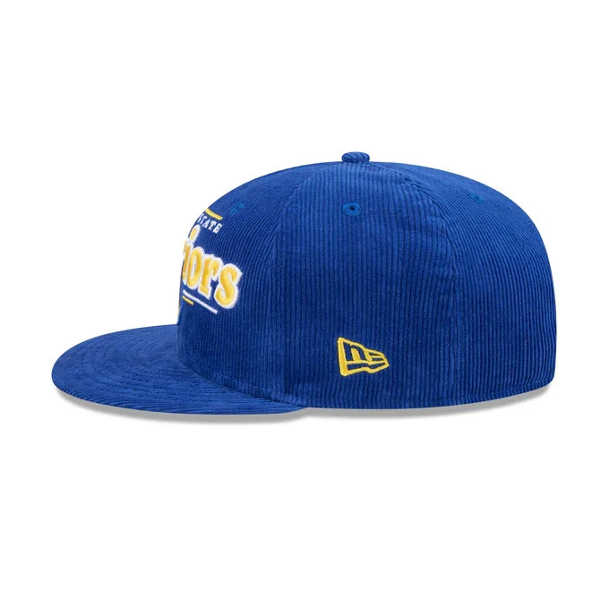 New Era Golden State Warriors Corduroy Throwback Display 9FIFTY Snapback Hat product image 4, provided for visual reference