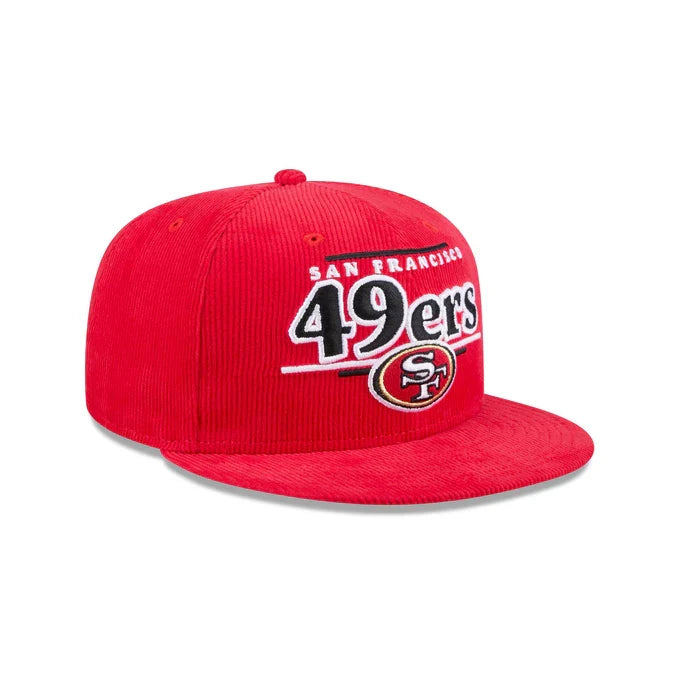 New Era San Francisco 49ers Throwback Display Corduroy 9FIFTY Snapback Hat product image 3, provided for visual reference