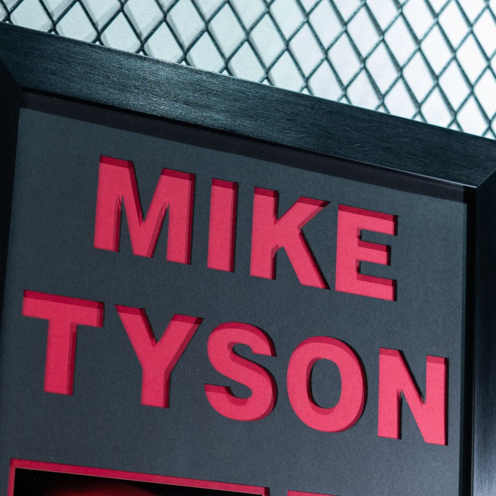 Mike Tyson Signed Glove Framed product image 6, provided for visual reference and product detail review