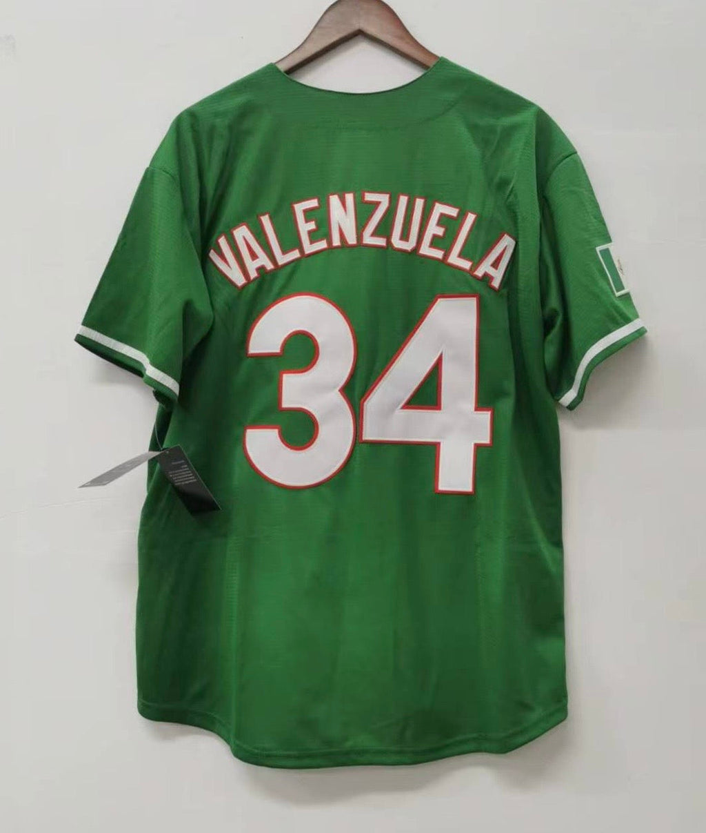 Fernando Valenzuela Mexico Baseball Jersey Nike green product image 1