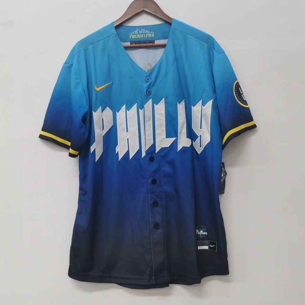 Ranger Suarez Philadelphia Phillies Blue City Connect MLB product image 2