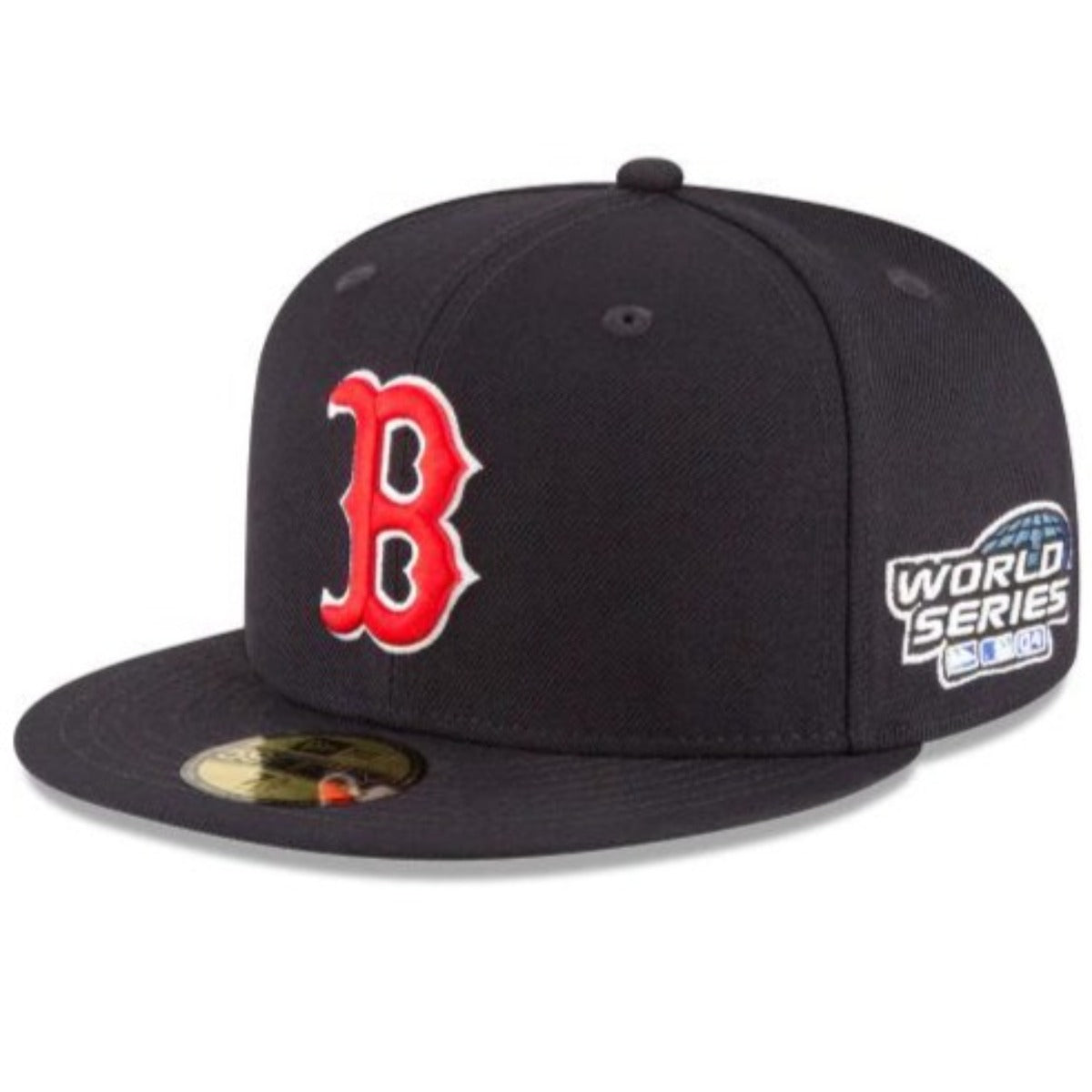 Boston Red Sox 2004 World Series Patch Collection 59Fifty Fitted-Navy/Red product image 1, provided for visual reference and