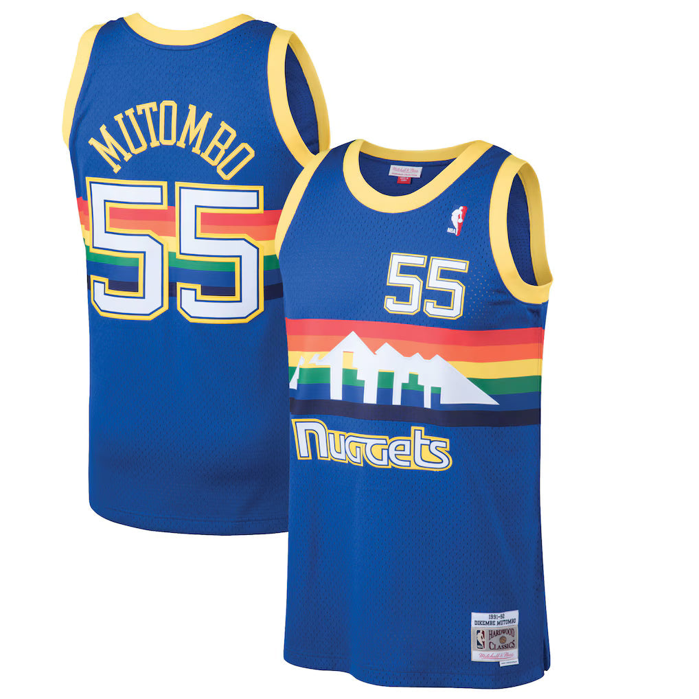 Dikembe Mutombo Denver Nuggets Mitchell & Ness 1991/92 product image 1