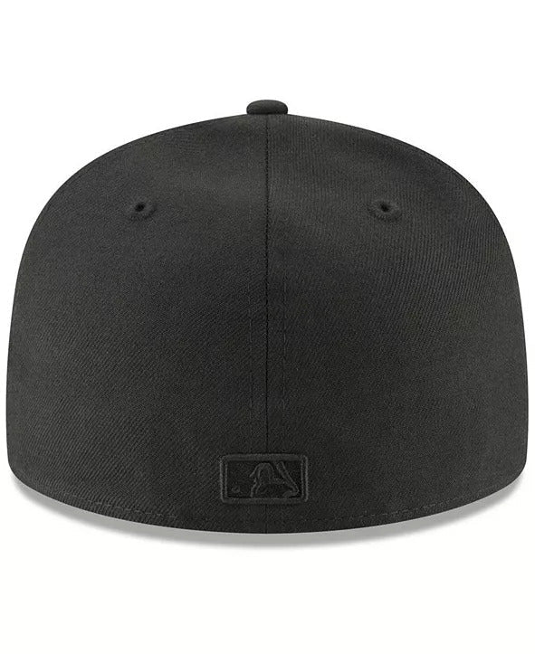 Chicago White Sox NEW ERA BASIC 59FIFTY FITTED-BLACK/BLACK product image 4, provided for visual reference and product detail