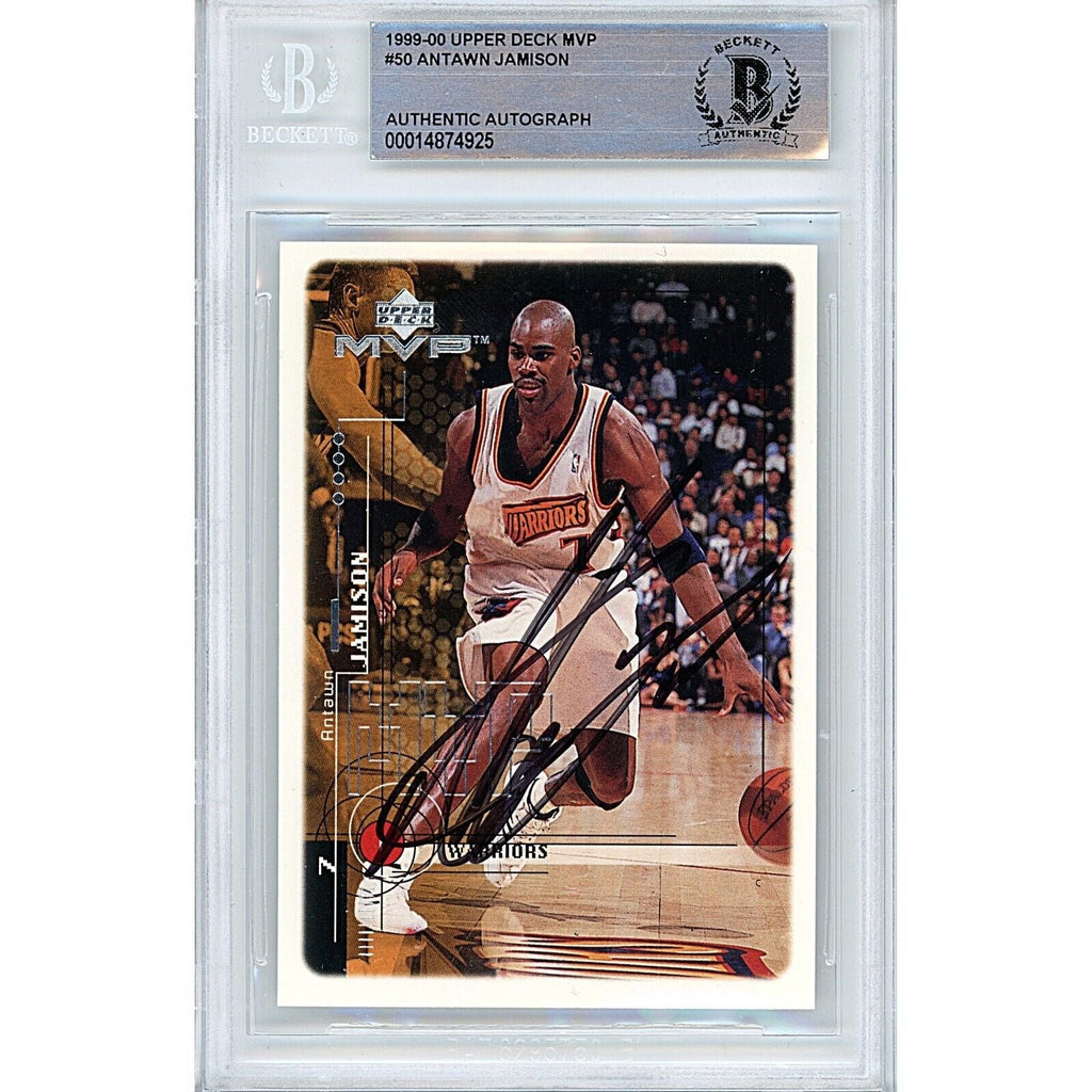Antawn Jamison Golden State Warriors Signed 1999-00 Upper Deck BAS Auth Auto Slab product image 1, provided for visual