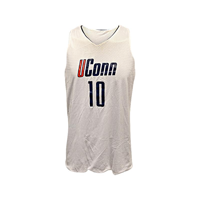 Sue Bird Used UConn Huskies Reversible Practice Jersey Size L(Sue Bird LOA) product image 2, provided for visual reference