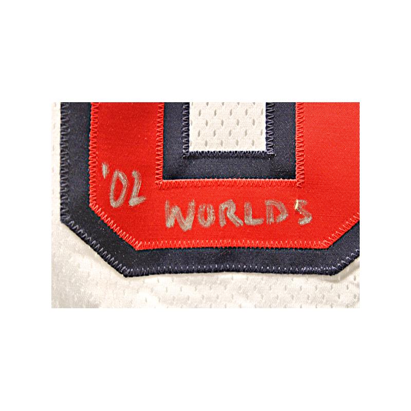 Sue Bird Autographed & Inscribed "02 World's" Game Used Team USA Reebok Jersey (Sue Bird LOA) product image 3, provided for