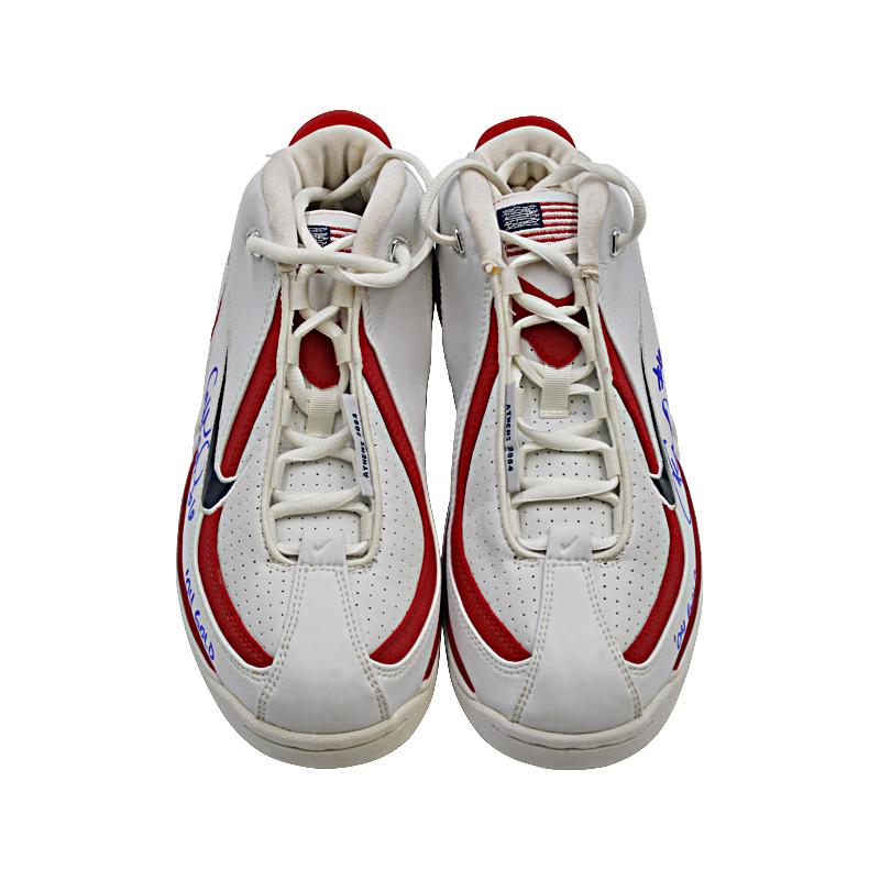 Sue Bird Autographed & Inscribed "04 Gold" Team Issued 2004 USA Olympics Nike Max Sneakers Size 9W(Sue Bird LOA) product