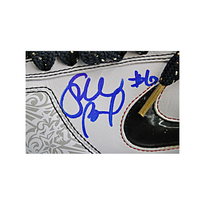 Sue Bird Autographed & Inscribed "#6" Team Issued USA Nike Sneakers Size 7 (Sue Bird LOA) product image 2, provided for