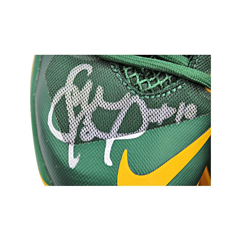 Sue Bird Autographed & Inscribed "#10" Game Used Seattle Storm LeBron Nike Sneakers (Sue Bird LOA) product image 2, provided