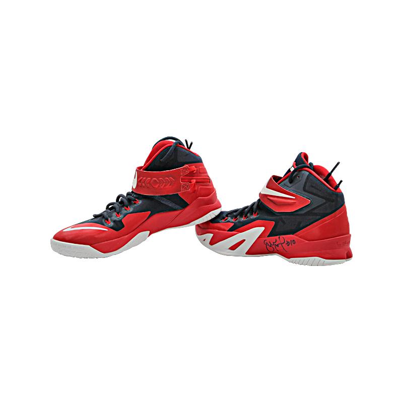 Sue Bird Autographed & Inscribed "#10" 2014 Game Used LeBron Nike Sneakers (Sue Bird LOA) product image 4, provided for