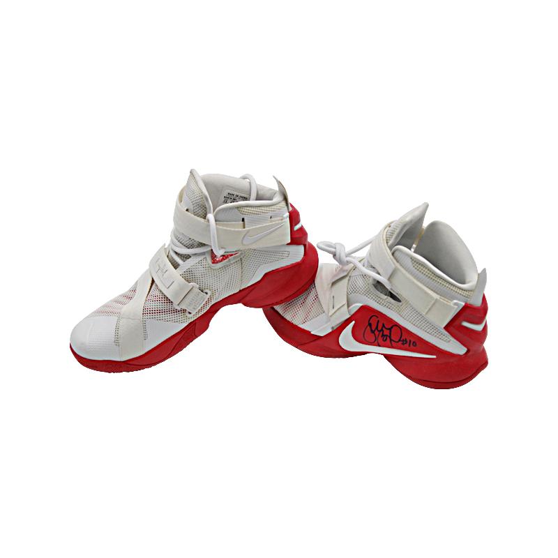 Sue Bird Autographed & Inscribed "#10" USWNT Team Issued LeBron Nike Sneakers Size 7.5 (Sue Bird LOA) product image 4,