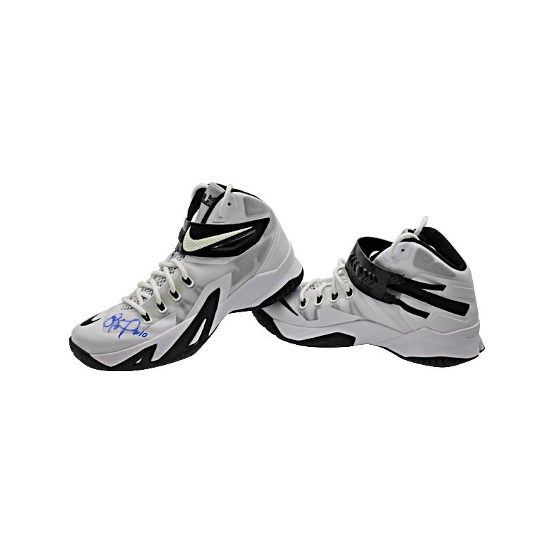 Sue Bird Autographed & Inscribed "#10" Team Issued Autographed LeBron Nike Zoom Size 8 Sneakers (Sue Bird LOA) product image