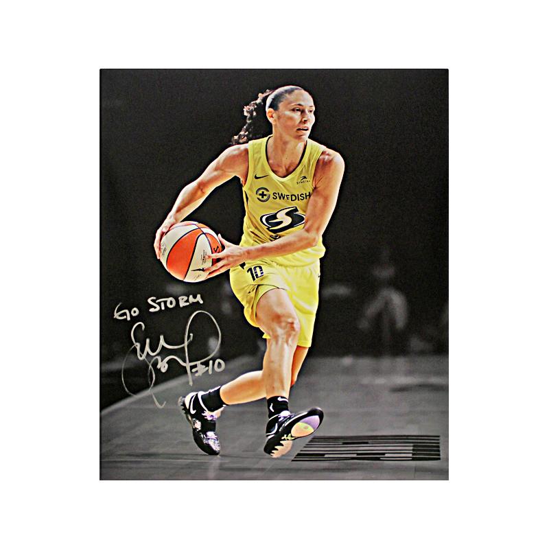 Sue Bird Autographed & Inscribed "Go Storm" 16x20 Photo (Sue Bird LOA) product image 1, provided for visual reference and