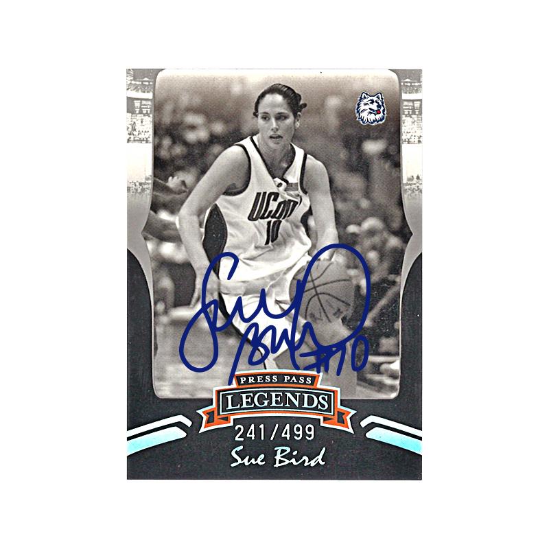 Sue Bird Seattle Storm Autographed 2007 Press Pass Legends Trading Card (241/499) product image 1, provided for visual