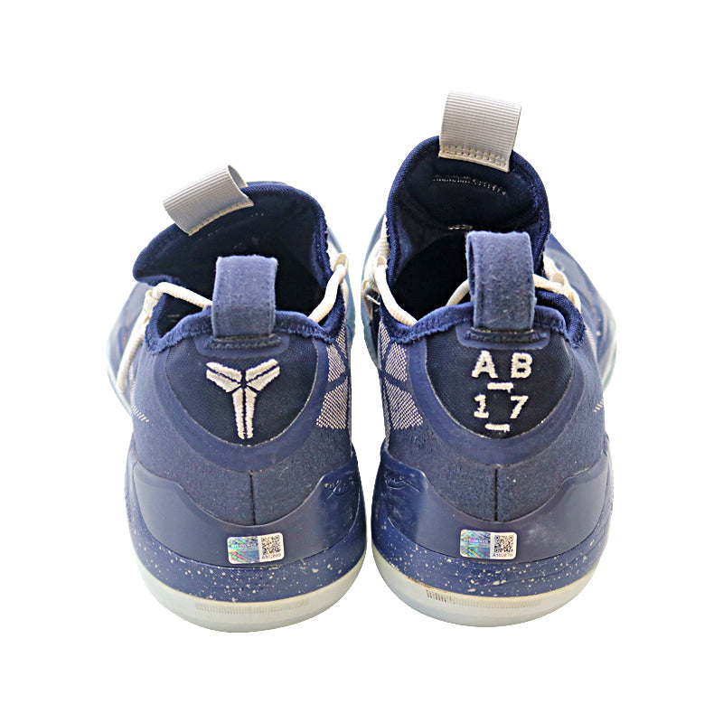 Aaron Boone New York Yankees Autographed 2019 Game Used Sneakers (Blue Kobe)- Size 11 product image 4, provided for visual