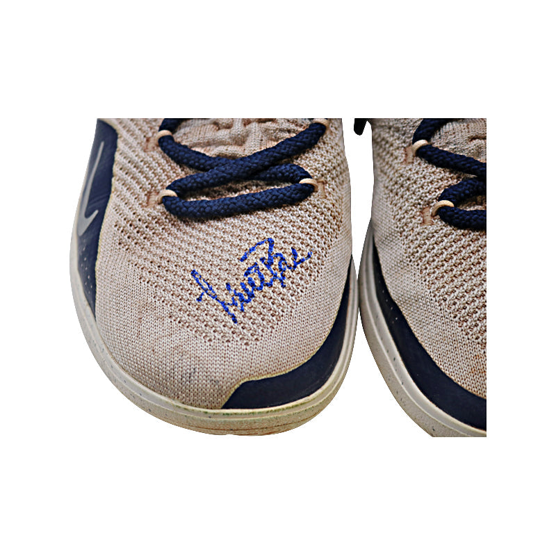 Aaron Boone New York Yankees Autographed 2019 Game Used White Nike Sneakers Size 11 (Boone LOA/CX Auth) product image 2,