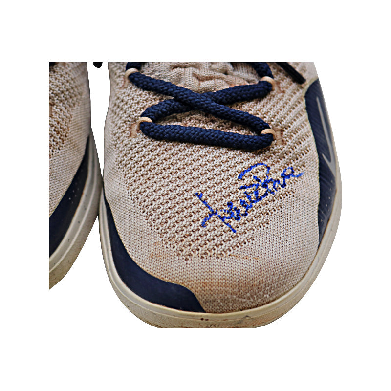 Aaron Boone New York Yankees Autographed 2019 Game Used White Nike Sneakers Size 11 (Boone LOA/CX Auth) product image 3,