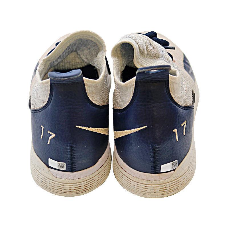 Aaron Boone New York Yankees Autographed 2019 Game Used White Nike Sneakers Size 11 (Boone LOA/CX Auth) product image 4,