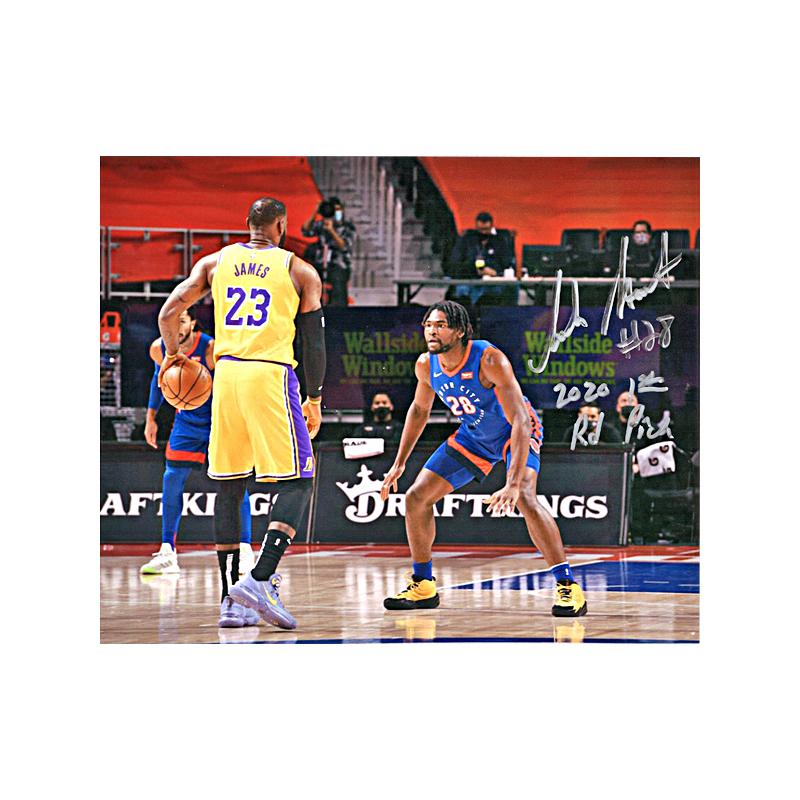 Isaiah Stewart Detroit Pistons Autographed Signed Inscribed 8x10 Photo (CX Auth) product image 1, provided for visual