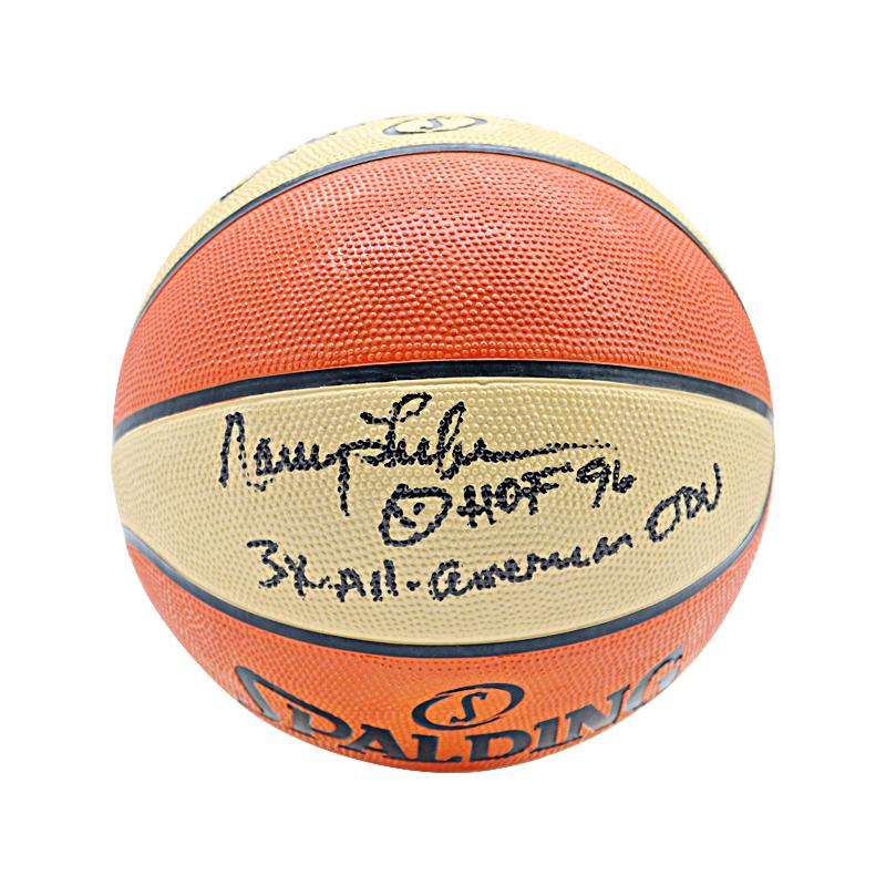 Nancy Lieberman Autographed and Insc. "3x All-American ODU, HOF 96" Game Ball Series WNBA Basketball product image 1,