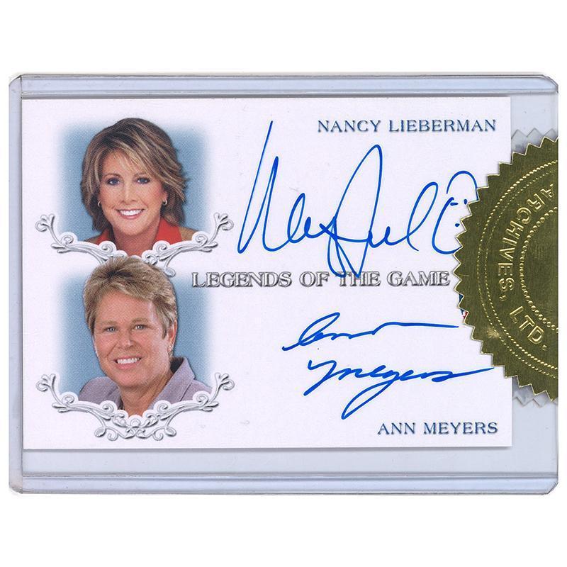 Nancy Lieberman/ Ann Meyers Autographed 2007 Limited Edition Trading Card product image 1, provided for visual reference and
