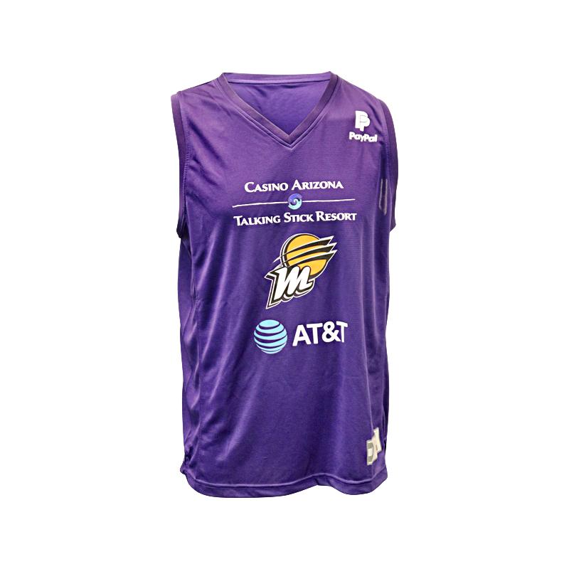 Diana Taurasi Phoenix Mercury Autographed and Inscribed 04 ROY/09 MVP Purple Jersey Size L product image 3, provided for