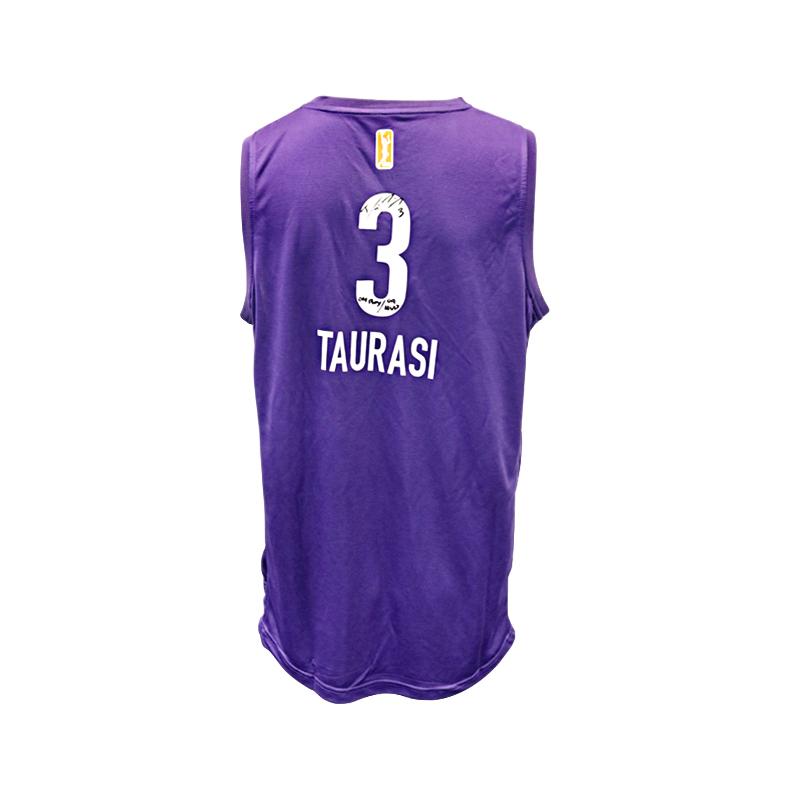 Diana Taurasi Phoenix Mercury Autographed and Inscribed 04 ROY/09 MVP Purple Jersey Size L product image 1, provided for