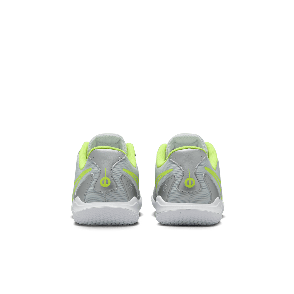 Nike Youth Tiempo Legend 10 Academy IC-Metallic Silver/Black/Volt product image 4, provided for visual reference and product