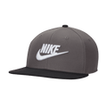 Nike Dri-FIT Pro Structured Futura Cap-Grey/Black product image 1, provided for visual reference and product detail review