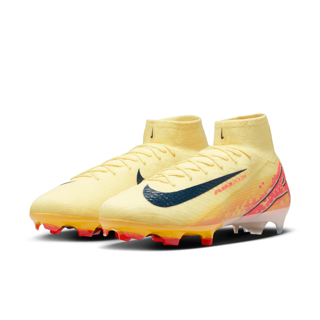 Nike Mercurial Superfly 10 Elite "Kylian Mbappé" FG - Lt Laser Orange/Armory Navy product image 3, provided for visual