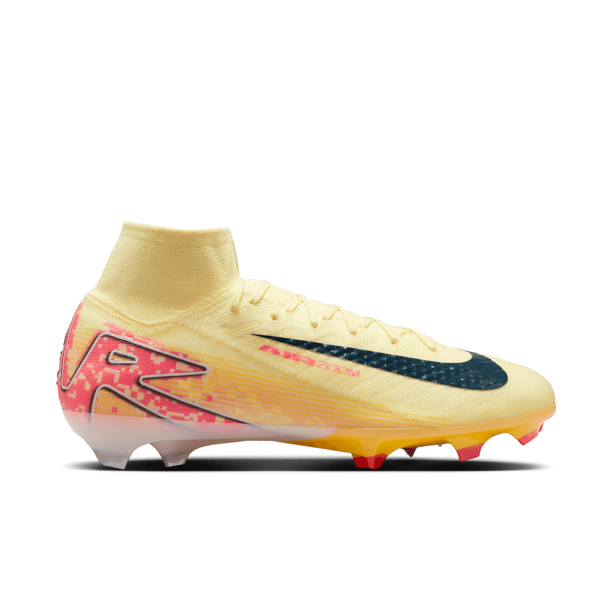 Nike Mercurial Superfly 10 Elite "Kylian Mbappé" FG - Lt Laser Orange/Armory Navy product image 1, provided for visual