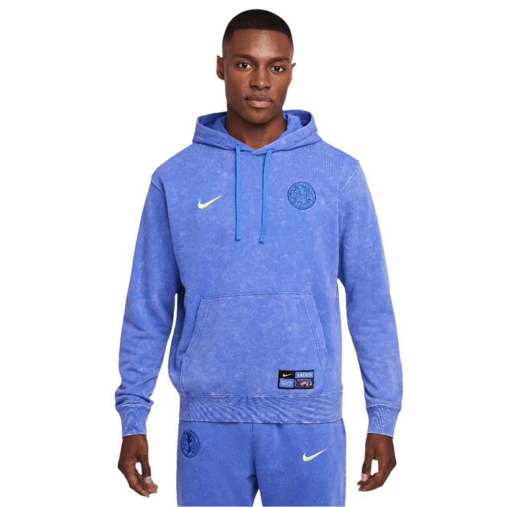 Nike Club América Club Third Soccer French Terry Pullover Hoodie product image 1, provided for visual reference and product