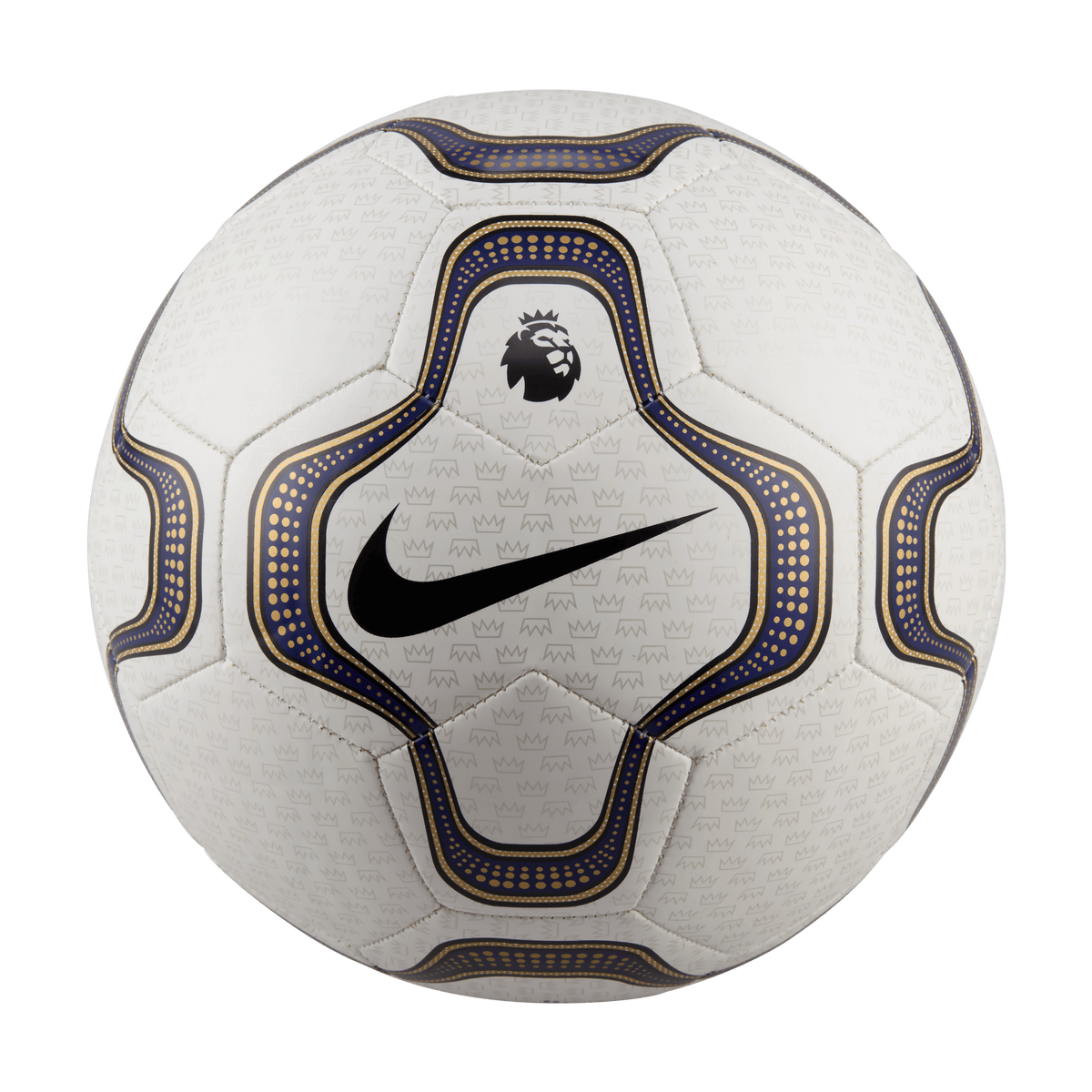 Nike Premier League Heritage Gio Merlin Soccer Ball-White/Blue/Gold/Black product image 2, provided for visual reference and
