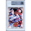 Bartolo Colon Cleveland Indians Signed 1998 Leaf Baseball Card Beckett Authentic Auto Slab product image 1, provided for