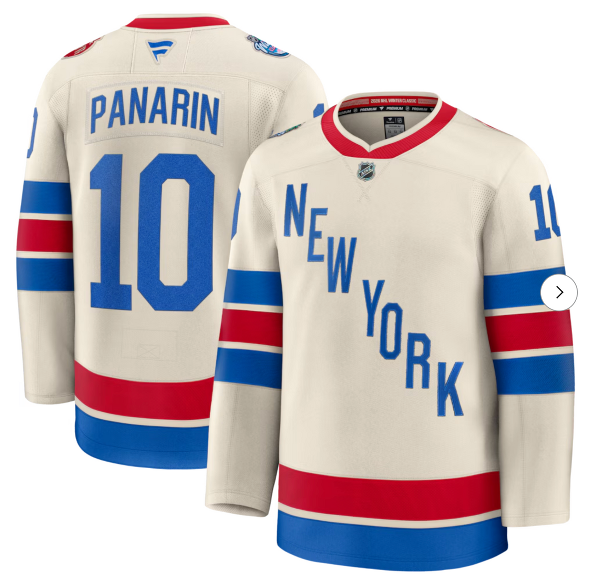 Artemi Panarin New York Rangers 2026 NHL Winter Classic product image 1