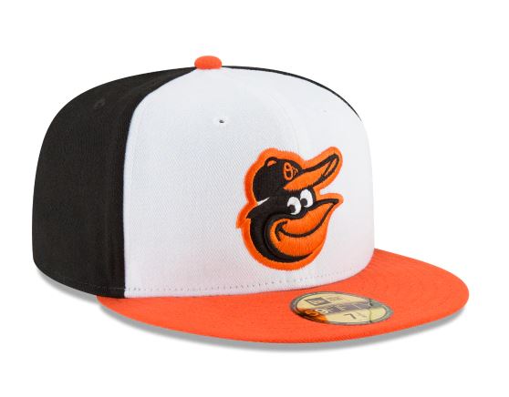New Era Baltimore Orioles Home Authentic Collection 59Fifty Fitted-On-Field Collection Black/Orange product image 3,